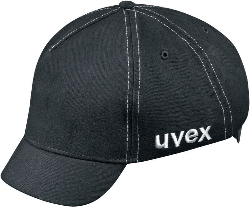 Uvex U-Cap Sport Anstoßkappe - Kurzer Schirm - Schwarz - 60-63 cm: 60-63 cm