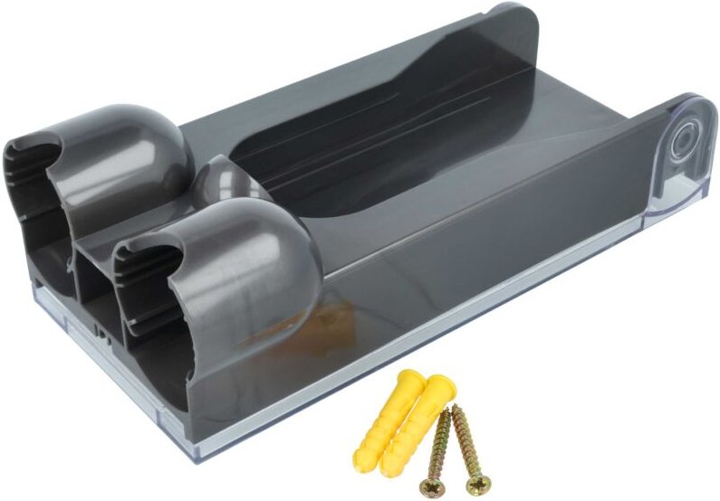 vhbw Wandhalterung kompatibel mit Dyson Cyclone V10 Absolute Teleskoprohr 32 mm / 35 mm Durchmesser Staubsauger - Wandha...