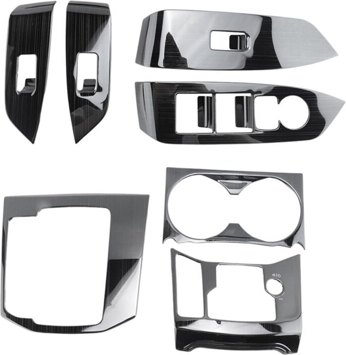 Tlily - Auto Getriebe Schalter Panel Set, Abdeckung Verkleidung Aufkleber Streifen Dekoration für -5 Cx5 2017 2018 2019 ...