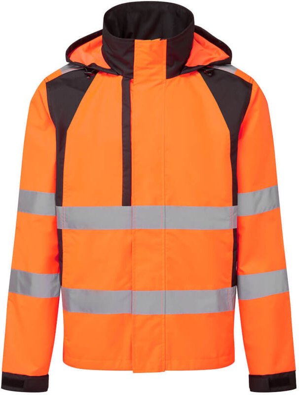 Regenjacke WX2 Eco Hi-Vis Orange/Schwarz S