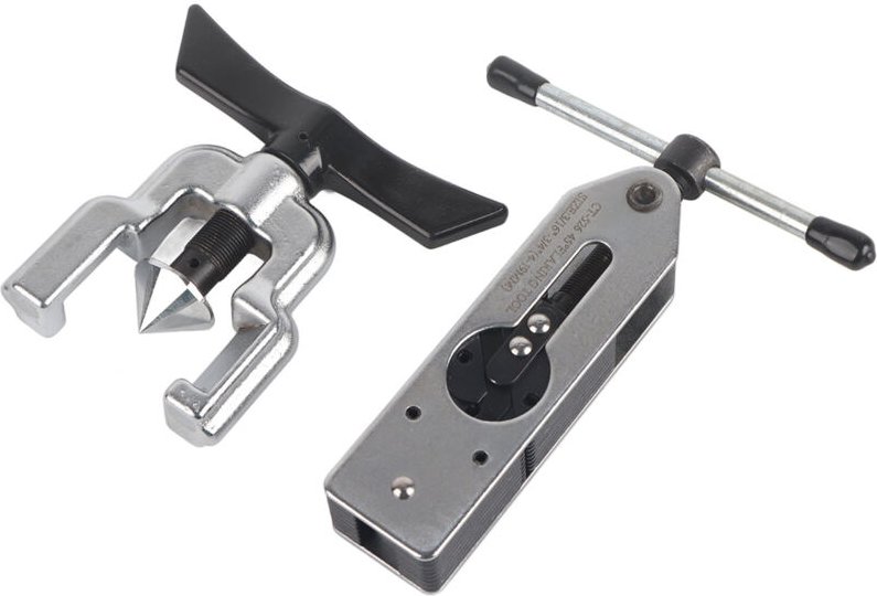 KIMISS 45°-Exzenter-Bördelwerkzeug für Kupfer- und Aluminiumrohre, 4–19 mm, Industriebedarf-Set für Kältetechnik, Klimat...