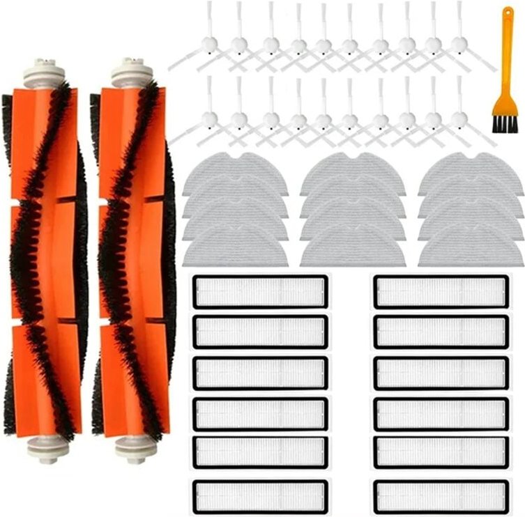 Für D9 Finder Teile Wichtigsten Seite Pinsel Mopp Hepa-Filter