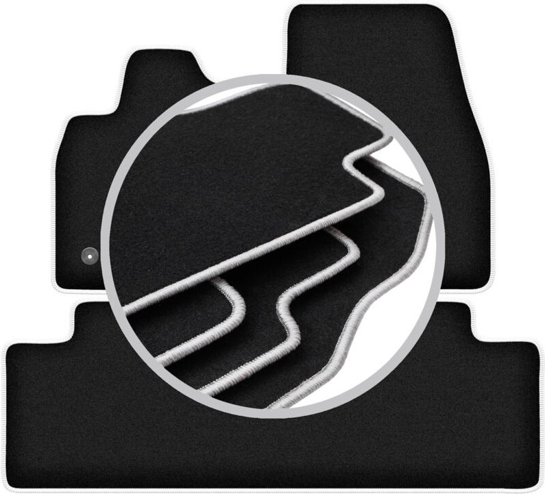 CARLUX-SILVER Autofußmatten für: Ford Mustang Mach-e 0 (2020-)