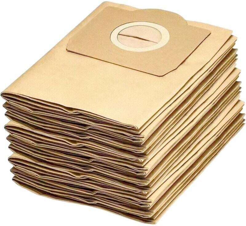 10 Staubsaugerbeutel für Kärcher WD3 MV3 6.959-130.0 A 22xx Serie, A 25xx Serie, A26xx Serie, SE 4001 4002 (Papier)