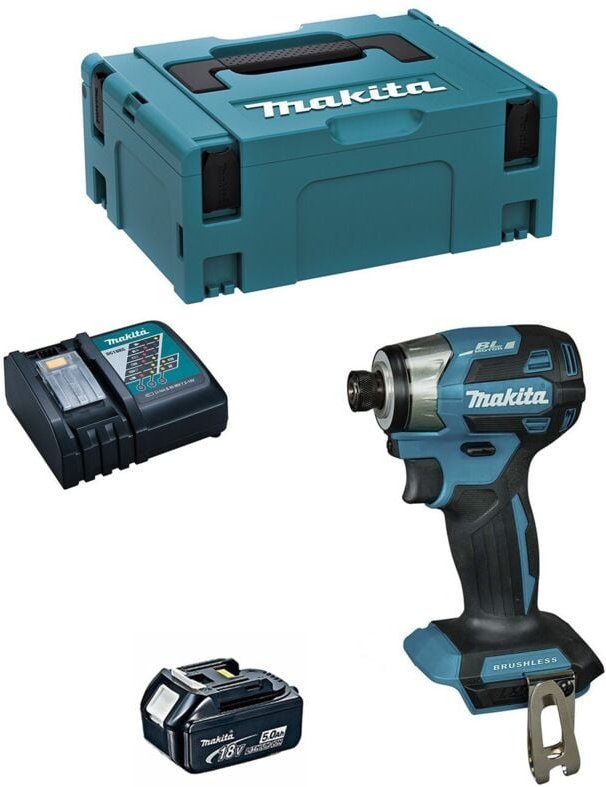 Schlagschrauber MAKITA DTD173RTJ1 (1 x 5,0 Ah + DC18RC + MAKPAC 2)