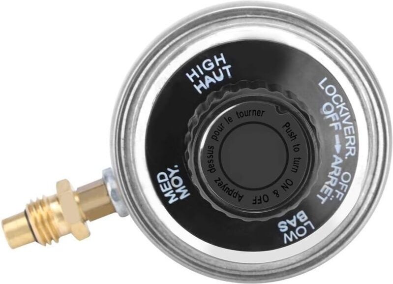 Vtizikl 1"-20unf Régulateur de gaz à basse pression pour réservoir de propane Régulateur de gaz Régulateur de barbecue R...