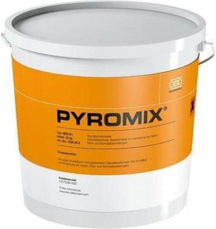 OBO Bettermann Vertr Brandschutzmörtel 10Kg f.Kombischott MSX-E1 10 Stk