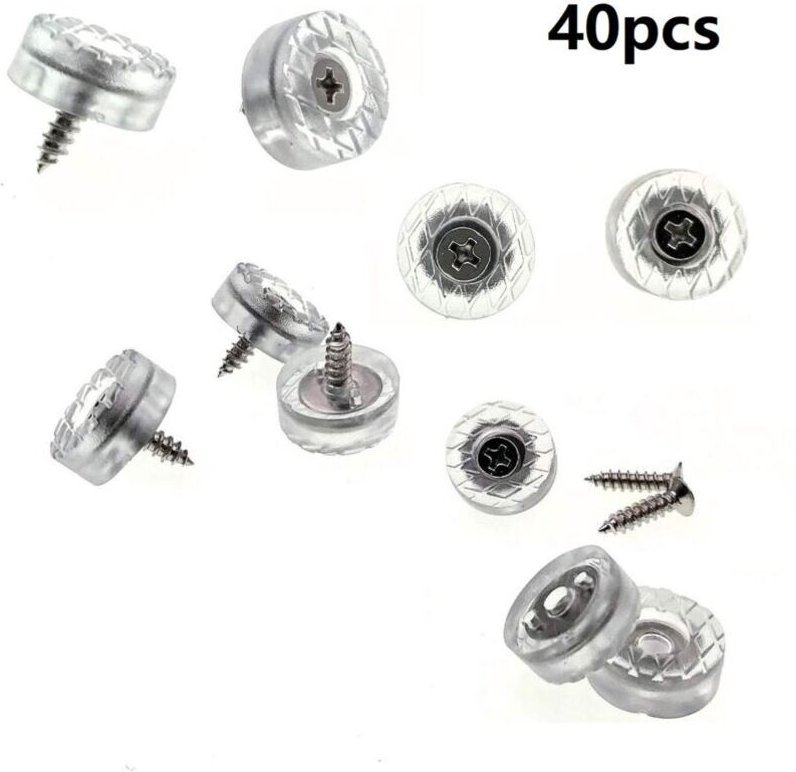 40 rutschfeste, feuchtigkeitsbeständige, geräuscharme 18 mm Silikon-Bodenschoner für Möbelbeine und Stuhlfüße (18 mm) mi...