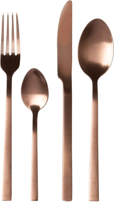 Trade Shop - Edelstahlblechbesteck Set von 24pcs eleganten Stil verfeinert -