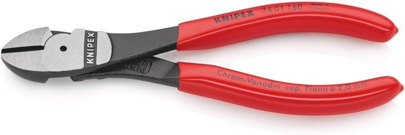 Kraft-Seitenschneider 160mm (74 01 160) - Knipex