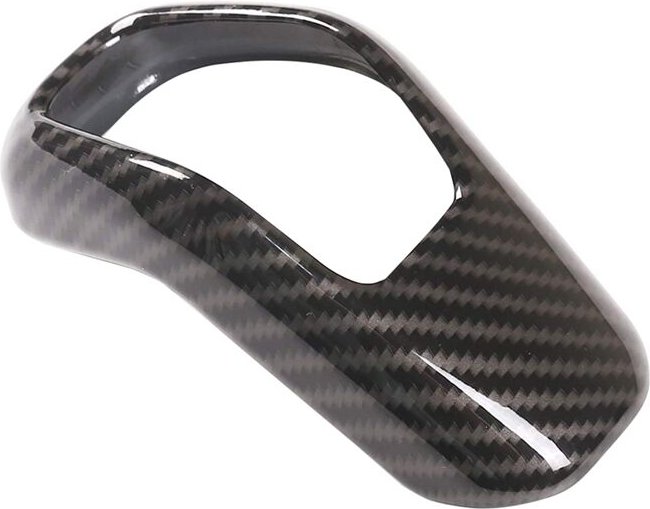 Tlily - Für Land 90 110 130 2020-2023 Auto-Schalthebelabdeckung, Zieraufkleber, Zubehör (ABS-Kohlefaser)