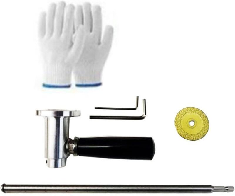 Verstellbarer PVC-Rohrschneider für den Innenbereich mit Griff und Schneidrad