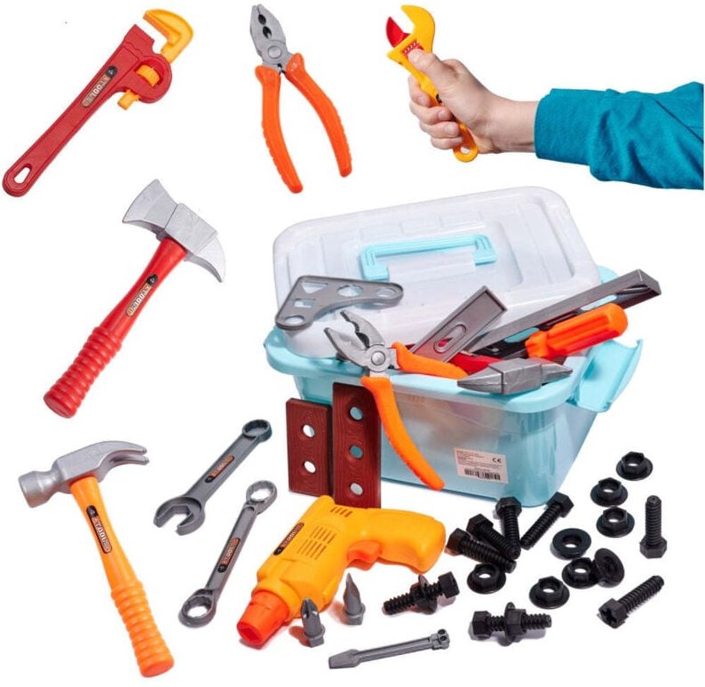Werkzeuge fur kinderwerkstatt mit werkzeugen 48el