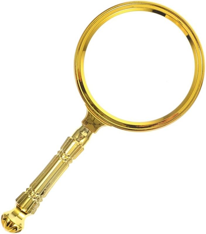 Vergrößerungslinsen, Lupen, Reiselinsen, Miniatur-Hochleistungslinsen, Goldglas