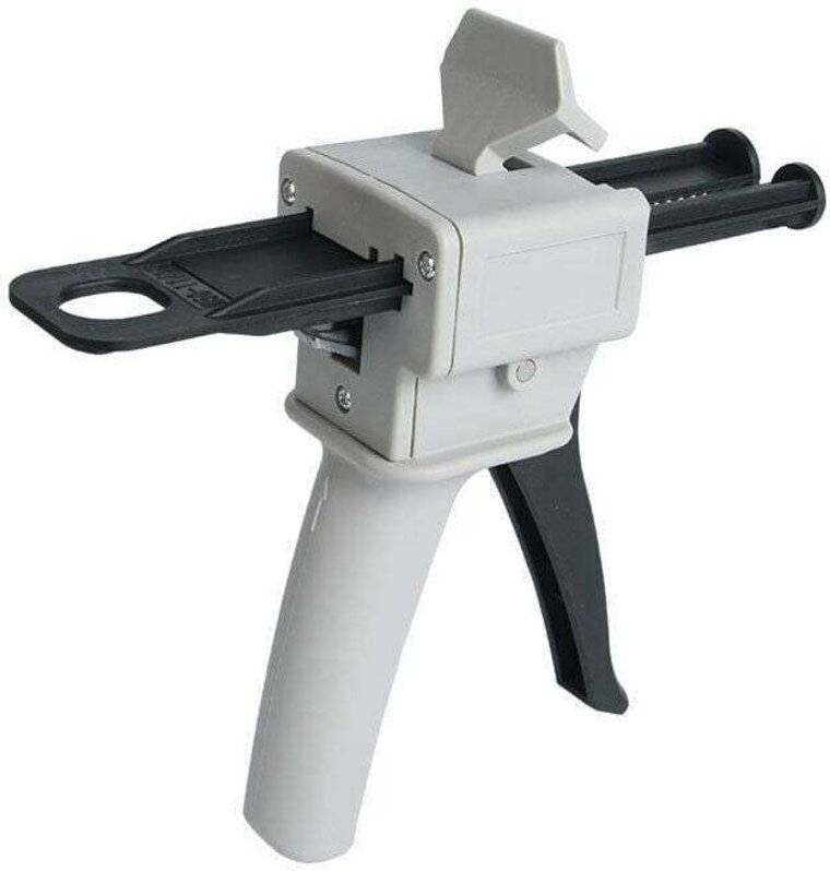 Epoxidharz-Dosierpistole – 50 ml – AB-Epoxidharz-Klebepistole – Applikatorgriff zum Mischen des Klebstoffs – Mischverhäl...
