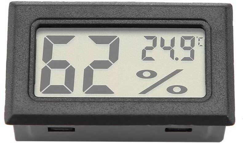 Integriertes digitales Thermometer-Hygrometer, präziser Feuchtigkeitsmesser, schnelle Temperaturanzeige mit eingebauter ...