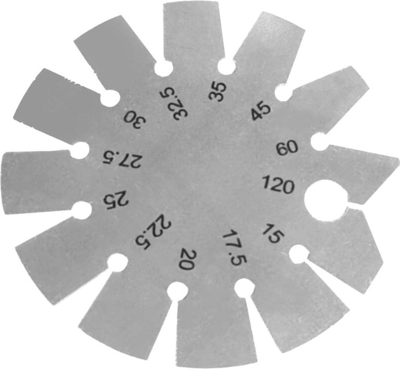 Jectse Winkelmesslehre, Edelstahl-Kegellehre, präzise Messung, für Holzbearbeitungswerkzeuge wie Meißel, Hobel, kompakte...