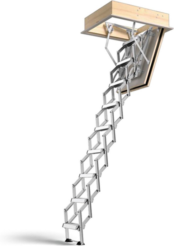 Bodentreppe mit Brandschutz - Deckenöffnung 70x130cm - VARIO60-70130-422