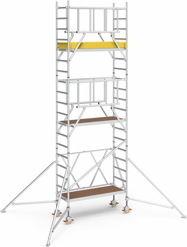 Iller Klappgerüste mit Sicherheitsaufbau 1,35x1,80m 6,55 m AH