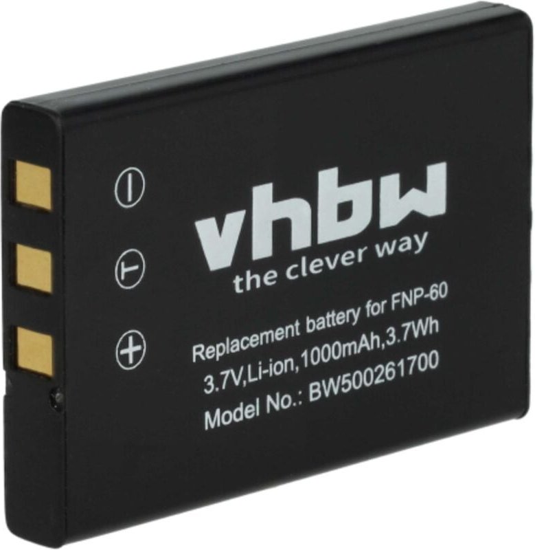 Vhbw - Akku Ersatz für Opticon BT-50L, BTR0100, Z60 für Barcodescanner pos (1000mAh, 3,6V, Li-Ion)