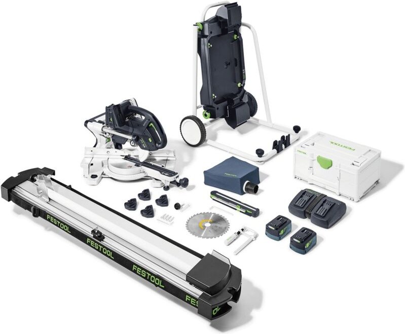 Festool - Akku-Kapp-Zugsäge ksc 60 eb 5,0 I-UG-Set kapex, incl. Energie-Set 2x5 Ah, Kreissägeblatt, Zubehör, Systainer