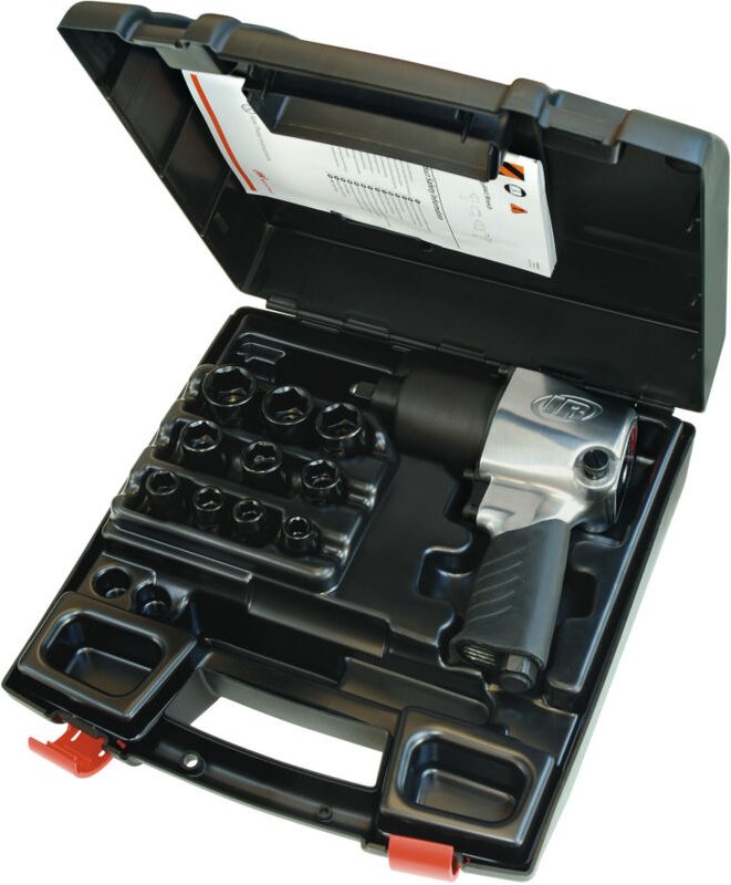 Ingersoll Rand - Druckluft-Schlagschrauber-Set 231GXP-K, 1/2' + 10 Nüssen + Koffer