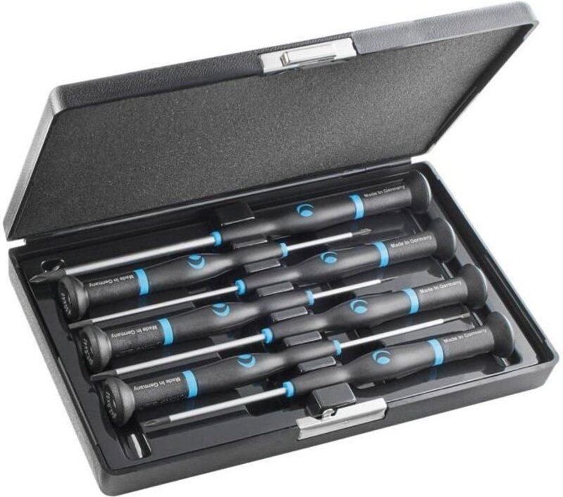 Tournevis Witte - 89323 - Wittron Set Torx-Schraubendreher 5-15 mit stoßfestem Kunststoffkoffer 7 Teile