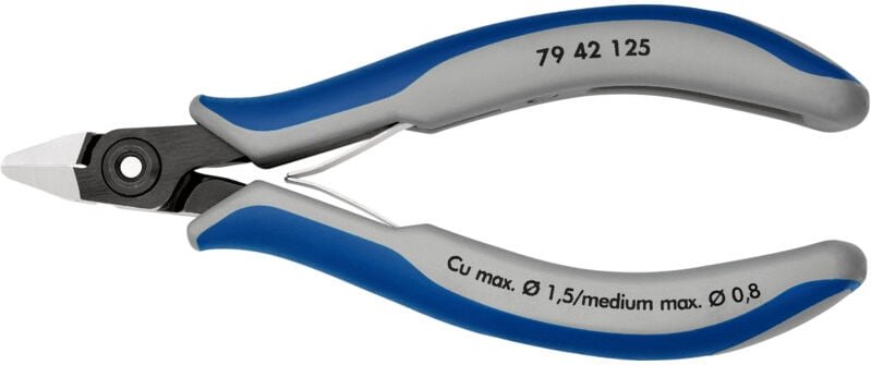 79 42 125 esd esd Seitenschneider ohne Facette 125 mm - Knipex