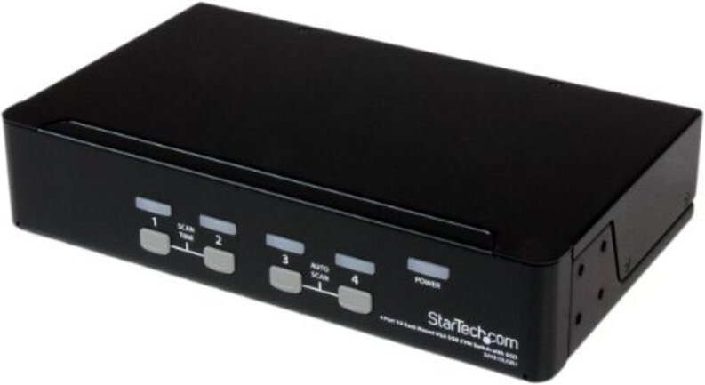 Com 4-Port kvm Switch de Video vga usb 2.0 - 1U Rack Rack - Startech