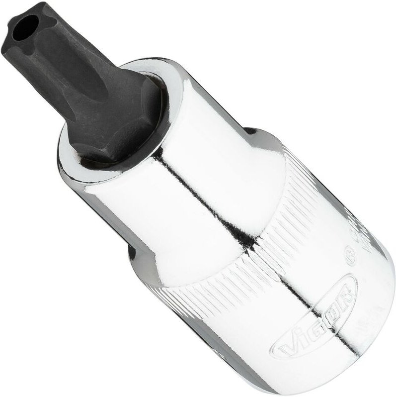 T+ Schraubendreher-Einsatz ∙ V7055-IPR45 ∙ 1/2 Zoll (12,5 mm) Vierkant hohl ∙ Innenprofil mit 5 abgerundeten Flanken, mi...