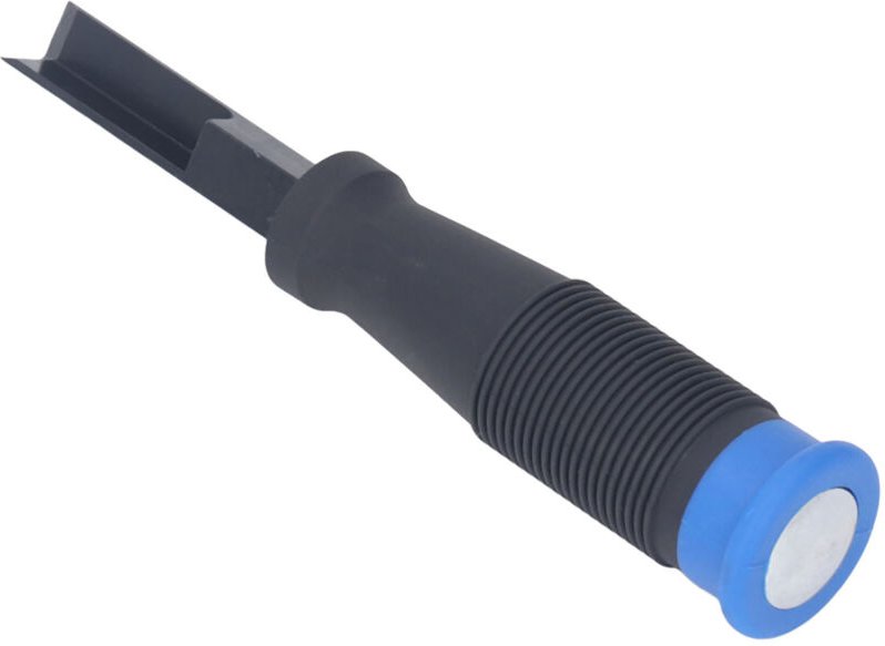 Eosnow Rechtwinkliger Meißel, Chrom-Vanadium-Stahl, TPR-Griff, quadratischer Eckmeißel für Schlitzschneiden in der Holzb...