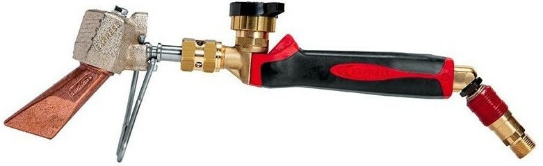 Guilbert Express - Dachdeckereisen mit Schwenkgriff + schnellem 45°-Krümmer 45°-Einlauf 3/8G mit Lanze + Pfette 778