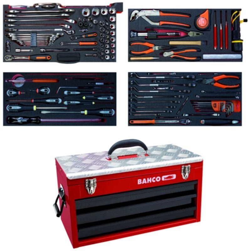Bahco Werkzeugsatz Luftfahrt - 137-tlg.