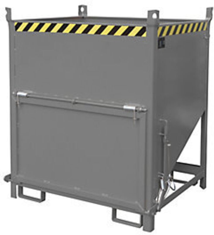 Bauer Silobehälter SGK 100, lackiert, Mausgrau