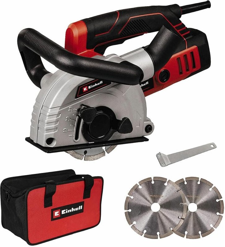 Einhell - Mauernutfräse te-ma 1500 (1.500 Watt, stufenlose Frästiefeneinstellung, flexible Schnittbreiteneinstellung, So...