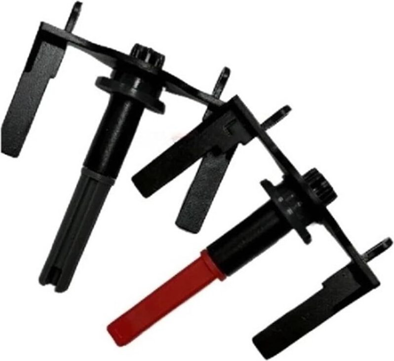 Montage Hauptbürstenhalterung, Hauptbürstengetriebe, Kompatibel for Roborock Q Revo Curv/Q Revo Edge/Saros 10R, 2 Stück ...