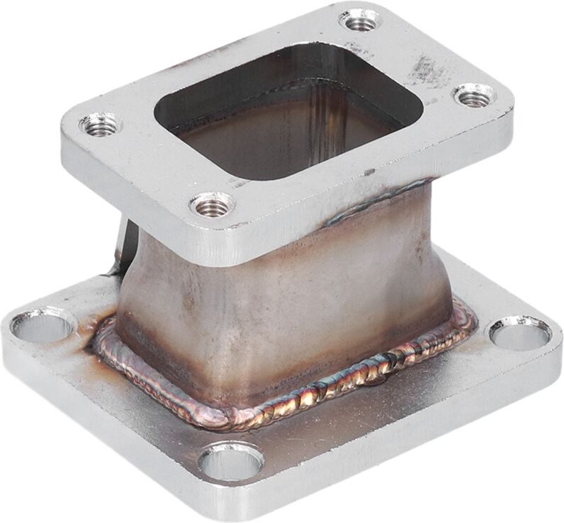 CFTGIW T25 auf T4 Edelstahl-Turboadapter, Hochtemperaturbeständiger Universal-Krümmerumbau für Autos, Nahtlose Passform.