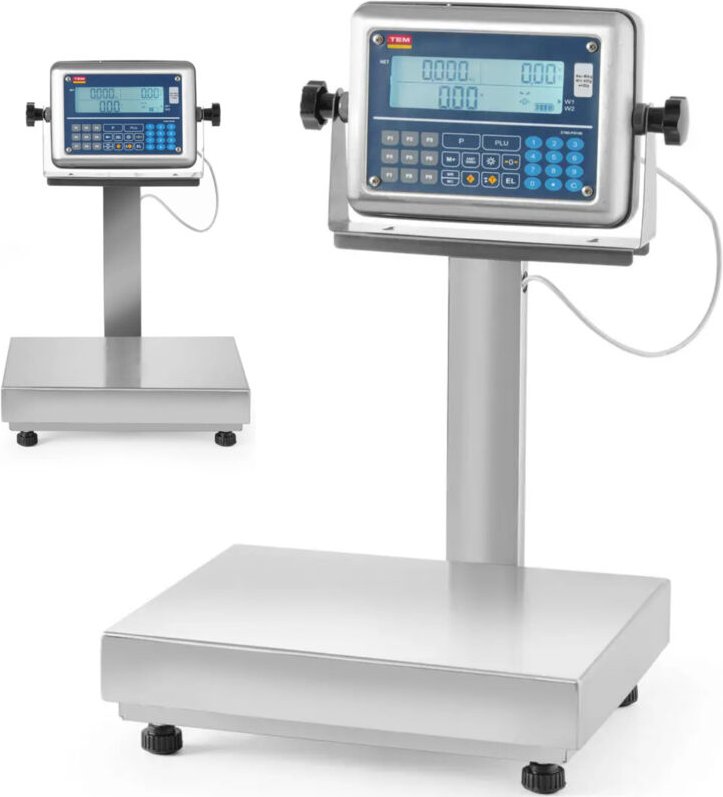Post-Plattformwaage mit Ausleger, eichfähig M 60 kg, 280x350 mm