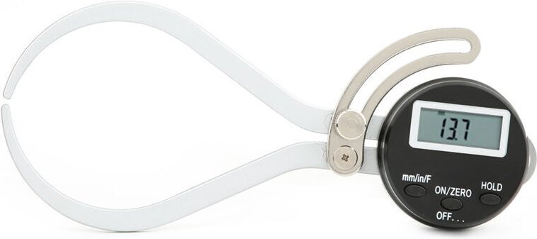 Elektronischer digitaler Außenmessschieber, Messlehre für Außendurchmesser und Wandstärke 0-150 mm x 0,01 mm