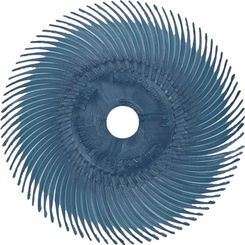 3M - Radialbürstenscheibe rb-zb Typ c D.75mm K.220 rot 20000min-¹