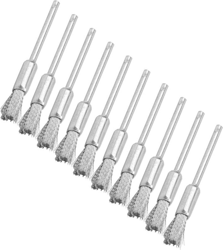 Zoternen - Draht-Rundbürsten-Set, Edelstahl-Draht-Rundbürste, Bohrer-Draht-Rundbürste, ermöglicht eine breite Anwendung ...