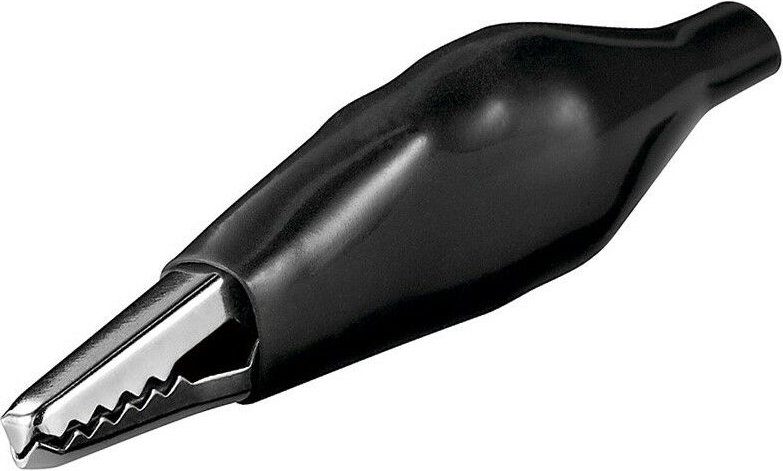 Thumbnail - Vorisolierte Krokodilklemme 44mm schwarz