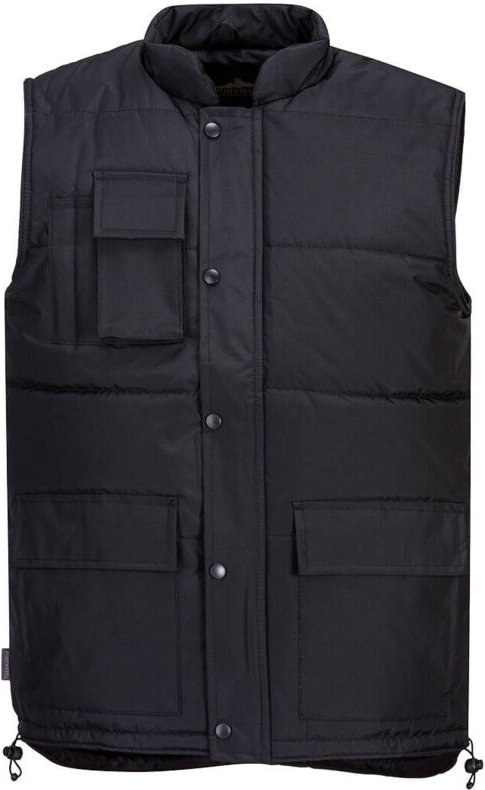 Klassischer Kältegilet - M - Schwarz - Portwest