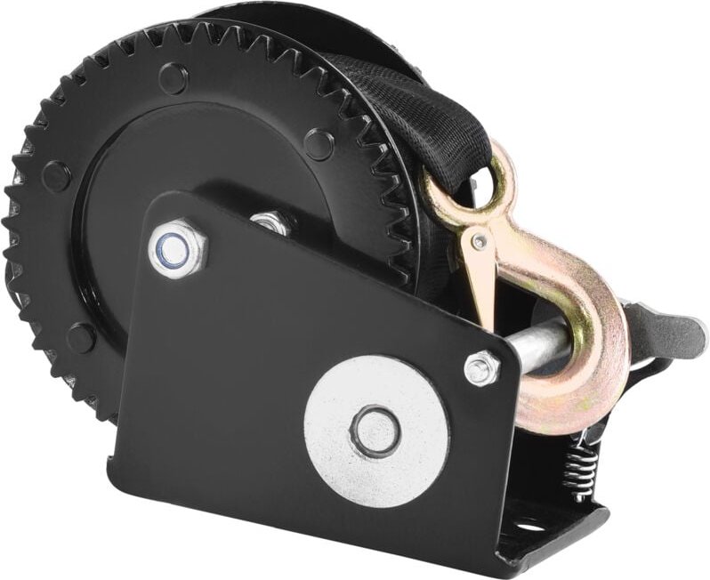 Mophorn-Handseilwinde, 2000 lbs Tragkraft, Hochleistungs-Bootsanhänger-Kurbelwinde mit 23 Fuß Polyestergurt und Zweiwege...