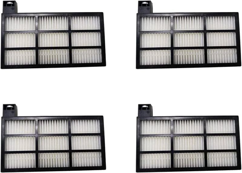 4-teiliges Staubfilterset für Cecotec Conga 4690 Ultra, 4490 und 4090 Saugroboter – Ersatzteilset