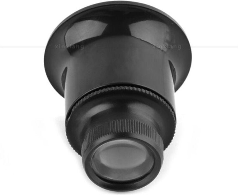 Set mit 4 tragbaren Juwelier-Lupen, 20-fache Augenlupen, Juwelier-Uhren-Reparatur-Lupen-Sets - Sollbry