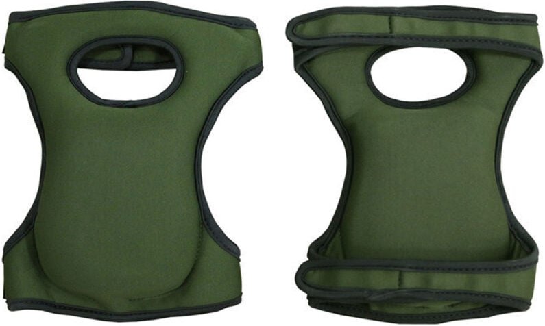 Grüne Garten-Knieschoner, 2 Knieschoner mit Grasmuster, elastische Schaumstoff-Knieschoner zum Schutz bei Hausarbeiten.
