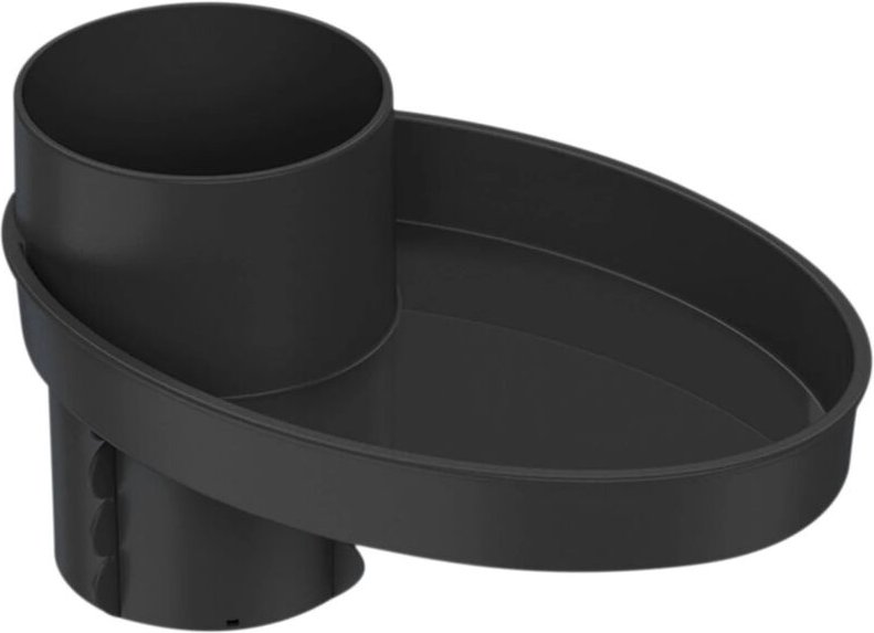 Tragbarer Getränkehalter für Autositz, Essbrett mit ausziehbarer Basis für Kindersitz, Aufbewahrungsständer für Snacks, ...