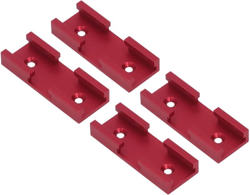 Elprico Tragbares T-Kreuzverbinder-Set aus Aluminiumlegierung, 4-teilig, für Holzbearbeitung, einfach zu bedienendes T-K...