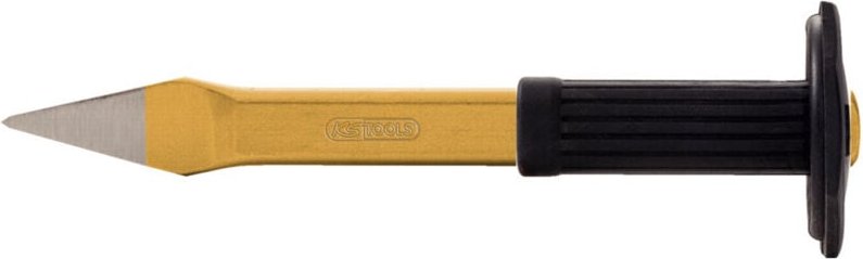 KS Tools Kreuzmeißel mit Handschutzgriff, flach oval, 250mm - 162.0293